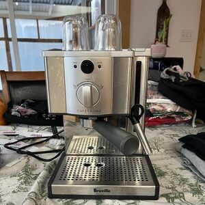 Breville Silver Espresso Machine -